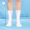 MARS WELLNESS Walking Boot Sock Liner - Low Top Short Cam Walker Boot Liner - 15 Inch walker Sock - 2 Socks view 3