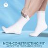 MARS WELLNESS Walking Boot Sock Liner - Low Top Short Cam Walker Boot Liner - 15 Inch walker Sock - 2 Socks view 4
