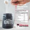 Xwerks Ignite Pre Workout Powder for Men and Women, Natural Preworkout Energy Drink Powder, Gluten Free Keto Formula for Endurance Stamina and Workout Focus, 150 mg Caffeine, 30 Servings, Orange view 2