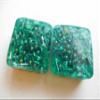 2 Transparent Green Mini Cube Tower Busters Crystal Orgone (2 Transparent Green) view 2