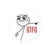 Andaz Press Funny Farewell Retirement Party Decorations, GTFO (Get The F**k Out), Round Circle Label Stickers, 40-Pack view 1