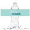 Andaz Press Farewell Retirement Party Decorations, Farewell! Good Luck!, Water Bottle Labels, 20-Pack