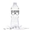 Andaz Press Funny Farewell Retirement Party Decorations, Get Lost Nerd, Water Bottle Labels, 20-Pack view 1