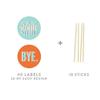 Andaz Press Funny Farewell Retirement Party Decorations, Farewell! We Hope You Fail, Cupcake Toppers DIY Kit, 20-Pack view 2