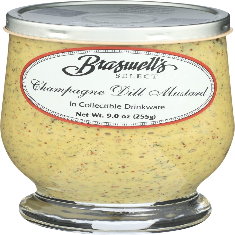 Braswells, Mustard Champagne Dill, 9 Ounce