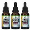 Amazing Herbs Premium Black Seed Oil - Gluten Free, Non GMO, Cold Pressed Nigella Sativa Aids in Digestive Health, Immune Support, Brain Function - 1 Fl Oz (Pack of 3) view 1