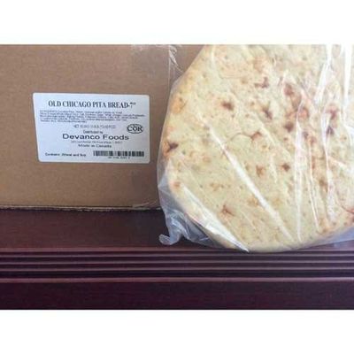 Devanco Old Chicago Pita Bread, 7 inch -- 120 per case.