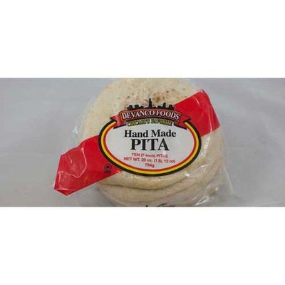 Devanco Pita Bread, 7 inch -- 120 per case.