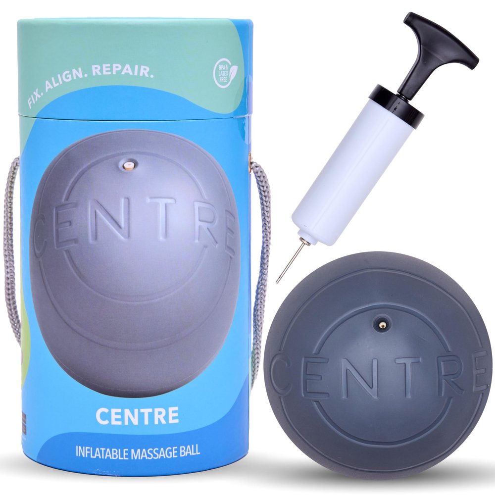 RAD Centre Soft Yoga Deep Tissue Massage Ball Myofascial Release Ball for Abdominal, Psoas, Neck & Stomach Massage Trigger Point & Mobility Therapy