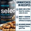 PEScience Select Protein Powder, Whey and Casein Blend, Clean Protein Powder for Women and Men, Low Calorie, Low Carb, Keto Friendly, Gluten Free - Peanut Butter Cookie - 27 Servings view 4