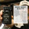 Live Bearded Beard Boost - Beard Growth Vitamins for Men with Biotin, Collagen, Silica, Fo-Ti Root - Facial Hair Growth for Men, Made in the USA | 30-Day Supply view 4