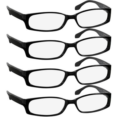 TruVision Readers Reading Glasses - 9503H -4 Black -4.00