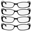 TruVision Readers Reading Glasses - 9503H -4 Black -4.00 view 2