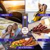 Aufschnitt Grass Fed Beef Jerky Sticks - Low Sodium, Certified Kosher - Made in USA - Keto Friendly - 6 Pack, Garlic view 3