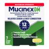 Mucinex DM 12Hr Maximum Strength Chest Congestion & Cough Medicine For Adults, Cold And Cough Medicine for Excess Mucus Relief, 1200 mg Guaifenesin & 60 mg Dextromethorphan HBr, 7 Bi-Layer Tablets view 1