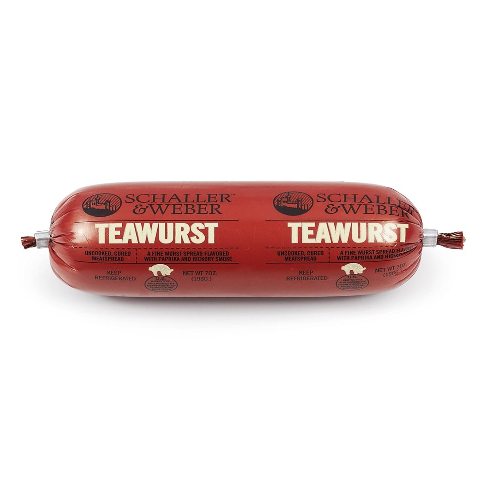 Schaller & Weber Teawurst Fine Caps (324) - 7 Ounce (Pack of 3)