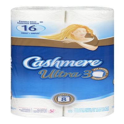 Cashmere Bathroom Tissue,Ultra 3 -ply Thickness 165 Sheets Per Roll (Pack of 48) (6x8)