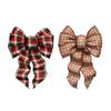 Holiday Trims Loop%2bPlaid%2bBow%2b8.5%2522Assrt view 1