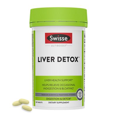 Swisse Milk Thistle Liver Cleanse Detox & Repair | Liver Detox & Liver Support | Milk Thistle + Turmeric + Artichoke Extract | Dose for Your Liver | 180 Liver Pills