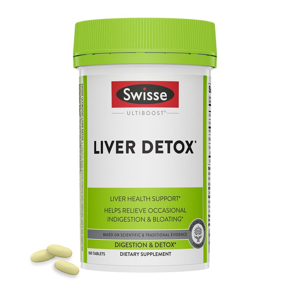 Swisse Milk Thistle Liver Cleanse Detox & Repair | Liver Detox & Liver Support | Milk Thistle + Turmeric + Artichoke Extract | Dose for Your Liver | 180 Liver Pills