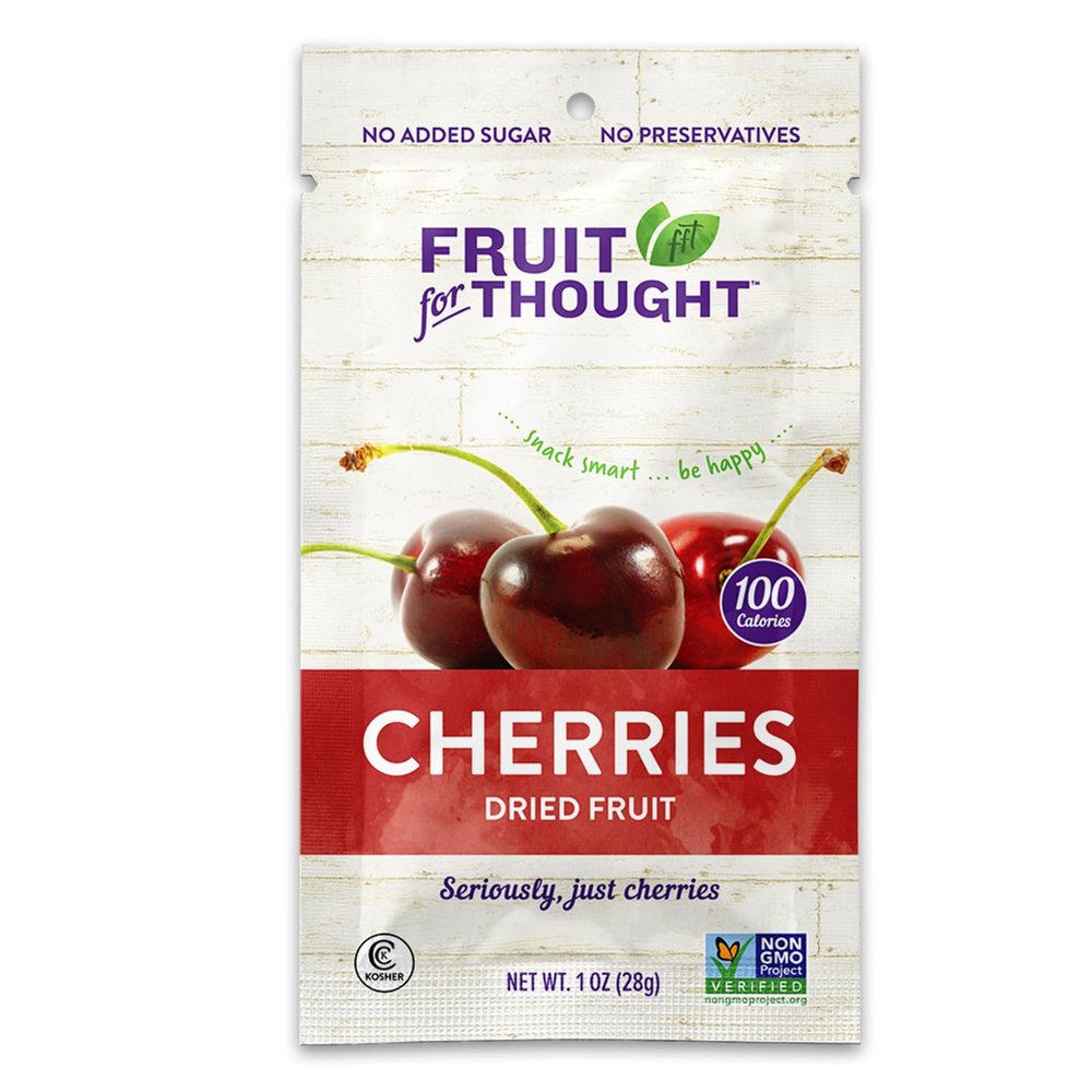 Fruit for Thought Dried Fruit (Dried Cherries, 1 Ounce (Pack of 12))