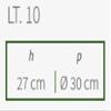10 Litre Galvanised Bucket view 2