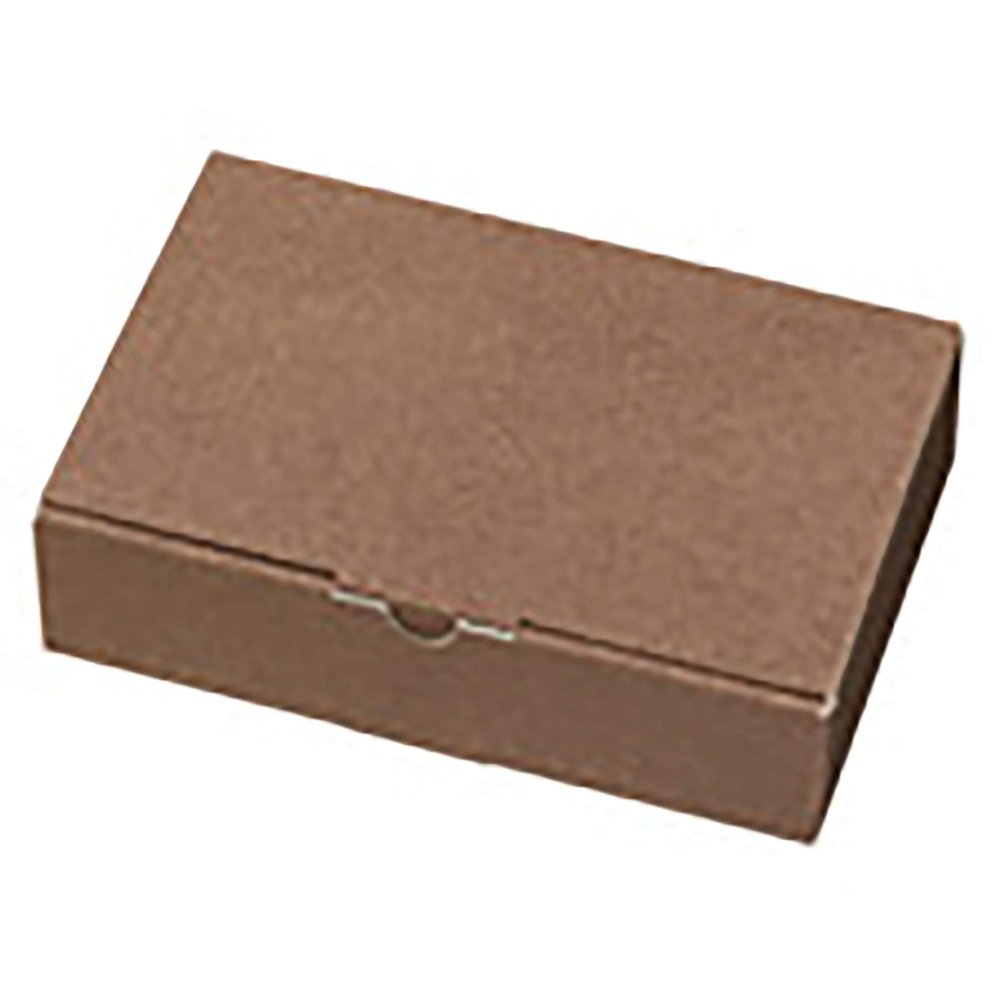 Heads MBR-GB11 Plain Gift Box, Brown, 8.8 x H 2.2 x D 5.8 inches (22.3 x 5.5 x 14.8 cm), 10 Sheets