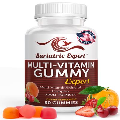 Bariatric Expert Multivitamin Gummies  Fast-Melting Dietary Supplement for Adults Post-Gastric Sleeve and Bypass, Nutritionist Recommended, 90 Count