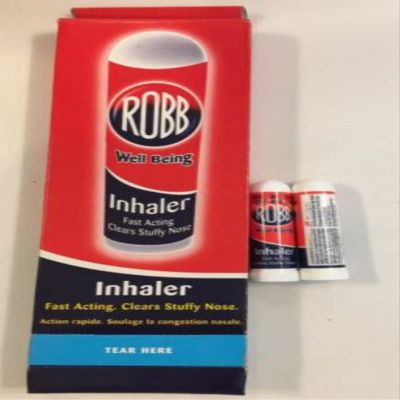 Robb Inhaler(Contains Eucalyptus Oil)- Fast acting relief of Catarrh, Nasal Congestion (Pack of 2)