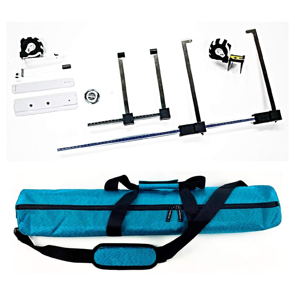 Cescorf Anthropometry Kit with Large Bone Anthropometer, Small Bone Anthropometer, Segmometer, Anthropometric Tape Measure, Portable Stadiometer, Case - for Complete Anthropometric Measurements