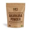 MB Herbals Pure Anacyclus pyrethrum Root Powder 3.5 oz / 100 Gram | Akarkara | Akar Kara | Pellitory | Longwort Root Powder | Spanish Chamomile Root Powder view 1