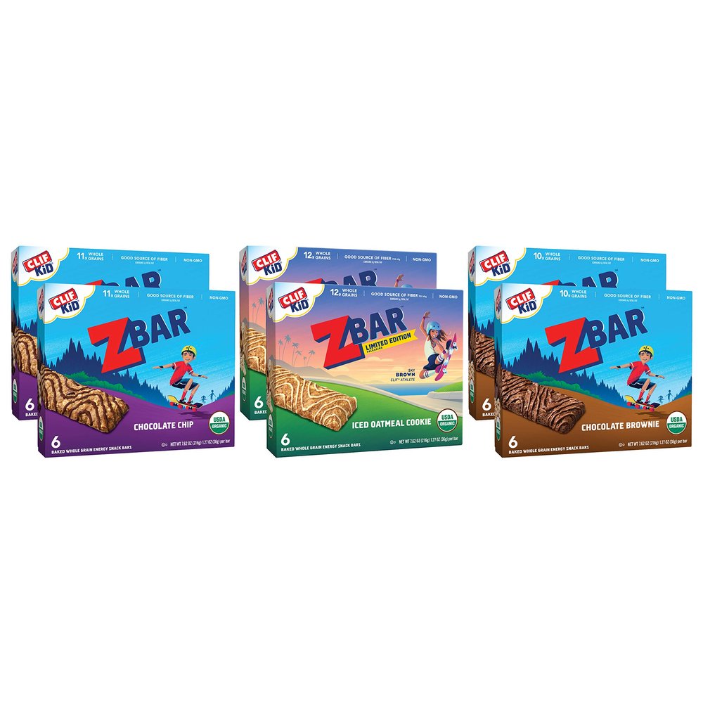 Luna Zbar - Chocolate Brownie - Soft Baked Whole Grain Snack Bars - USDA Organic - Non-GMO - Plant-Based - 1.27 oz. (Pack of 6, 36 Count Total)