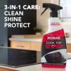 Weiman Cooktop Cleaner Spray for Daily Use, Streak & Residue Free, Non-Abrasive Formula, 2 Pack with Micro Towel view 2