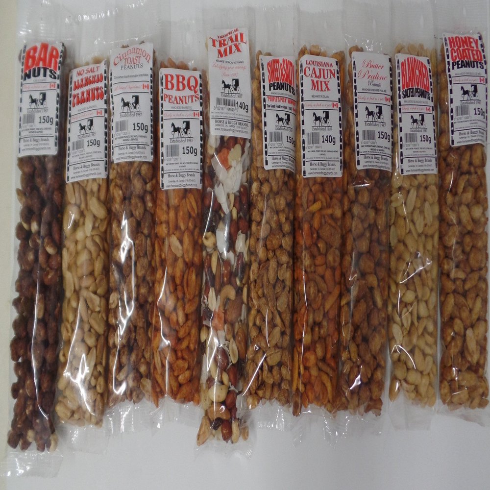 10 Flavor variety packs Peanuts (150g, 5.29oz/pack) in a Gift BoxSorted and Packed by Variety To Go (10 Packs (1500g, 3.3 LB))