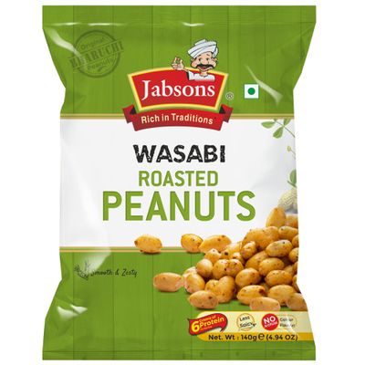 Jabsons - Wasabi Roasted Peanuts (140g)
