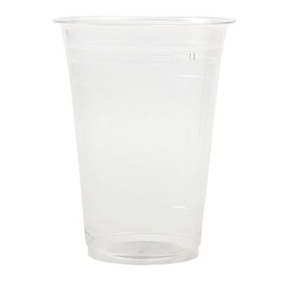 Plastic Cup PLA (SW95) 16 oz, 16.9 fl oz (480 ml) (Clear), 1000 Pieces, Commercial Use [Case Sale]