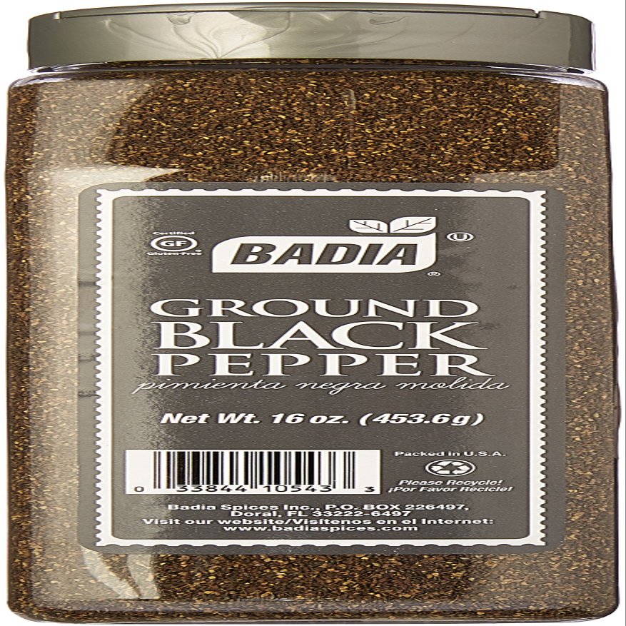 Badia Pepper Black Ground 16 oz Pack of 2