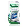 GUM Soft-Picks Advanced, Easy to Use Dental Picks for Teeth Cleaning and Gum Health, Disposable Interdental Brushes with Convenient Carry Case, Dentist Recommended Dental Picks, 60 Count view 2