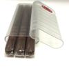 FESS Telescoping 3 Cigar Crush Proof Smell Proof Odor Resistant Airtight Travel Storage Box Container Case Made in USA view 1