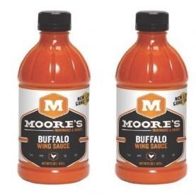 Moore Sauce Wing Buffalo 16 oz (Pack of 2)