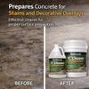 Walttools C Cleaner & Degreaser  Citrus-based concrete cleaner that removes grease, oil, tar & rubber marks. Eco-friendly, non-toxic degreaser for floors and overlays. 5 Gallon view 4