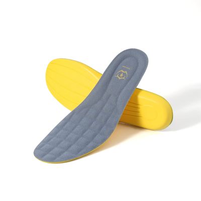 Wnnideo Memory Foam Shoes Insert Thick Insoles for Men with Arch Support - Premium Cushioning Orthopedic Comfort Shoe Insoles for Heel Pain & Plantar Fasciitis, Running,Working Men & Women (Grey 9.5)