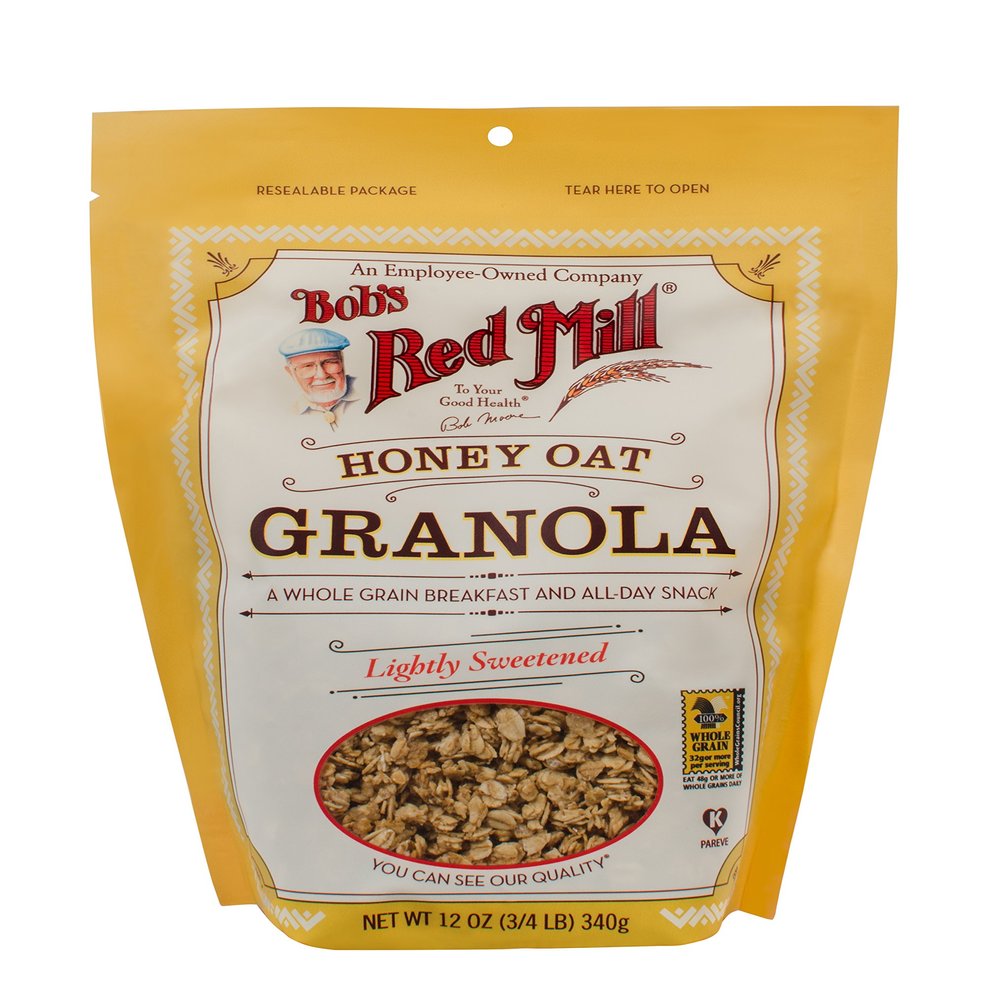 Bob's Red Mill Honey Oat Granola, 12-ounce (Packaging May Vary)