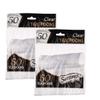 [100 Count] Settings Plastic Clear Teaspoons, Heavyweight Disposable Cutlery, Great For Home, Office, School, Party, Picnics, Restaurant, Take-out Fast Food, Outdoor Events, Or Every Day Use, 2 Bags view 1
