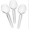 [100 Count] Settings Plastic Clear Teaspoons, Heavyweight Disposable Cutlery, Great For Home, Office, School, Party, Picnics, Restaurant, Take-out Fast Food, Outdoor Events, Or Every Day Use, 2 Bags view 2