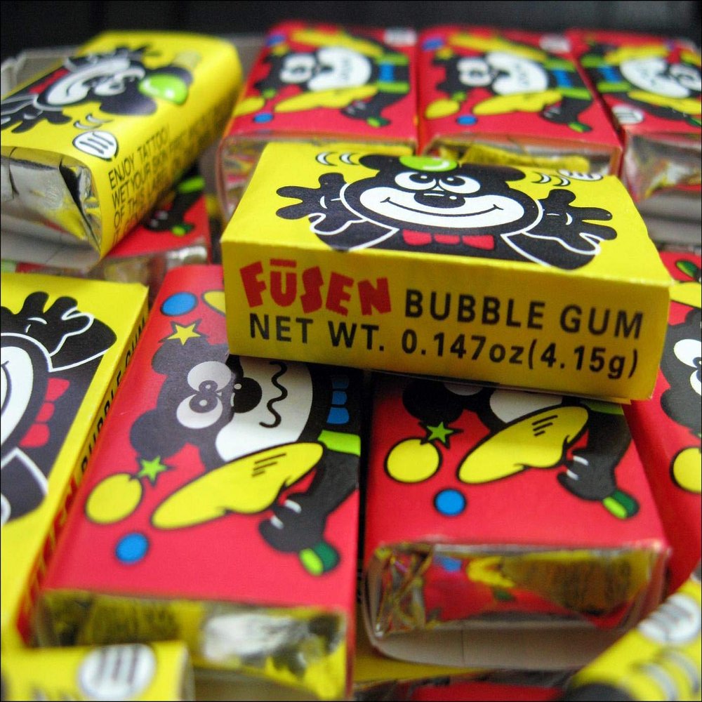 Marukawa Bear Fusen Bubble Gum 8.79oz (5 Pack)