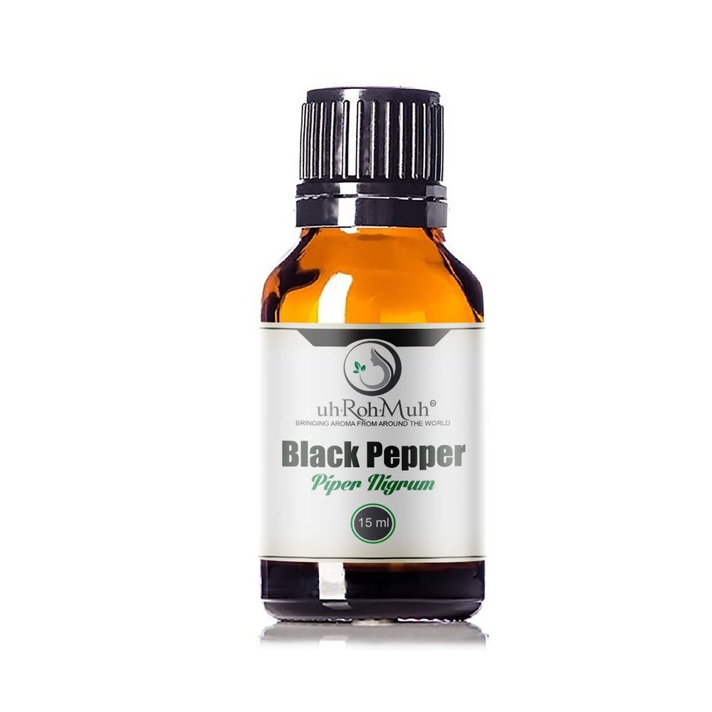 100% Pure Black Pepper Essential Oil || India - 15 ml w/Euro Dropper