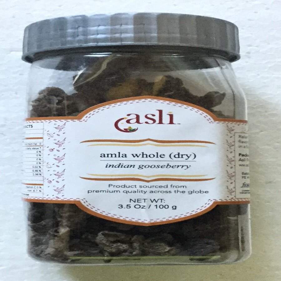 Asli Amla Indian Gooseberry Whole Dry - 125g