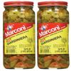 Marconi Hot Giardiniera, Chicago Style Vegetable Mix with Peppers, Carrots, Cauliflower, Celery Gherkins, Bulk Jar, 16oz, (2pack) view 1