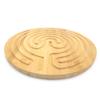 BambooMN 12.5" Dia Natural Bamboo Finger Labyrinth for Meditation and Prayer, 7 Circuit Cretan Style, 3 Pieces view 2